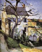 Paul Cezanne and tree house oil painting artist